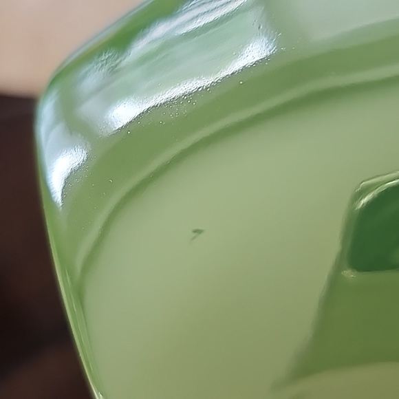 Rae Dunn "CREEP IT REAL" Iridescent Green Farmhouse Halloween Ceramic Coffee Mug - Picture 5 of 5